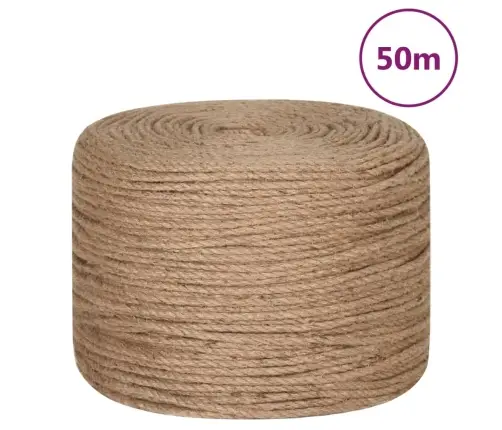 Džutas Virve, 50 M, 4 Mm Vidaxl