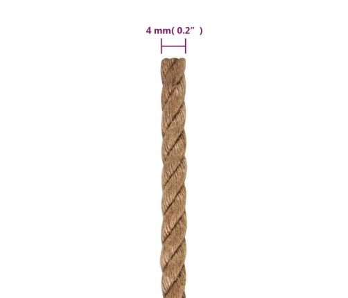 Džiuto Virvė, 100M Ilgio, 4Mm Storio
