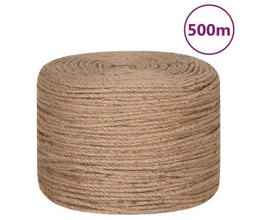 Džutas Virve, 500 M, 4 Mm Vidaxl