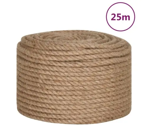 Džutas Virve, 25 M, 10 Mm Vidaxl