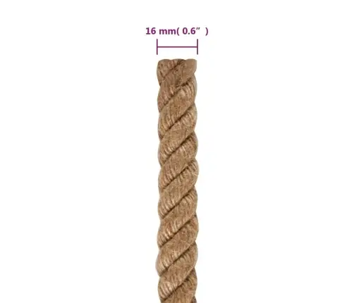 Džiuto Virvė, 50 M Ilgio, 16 Mm Storio