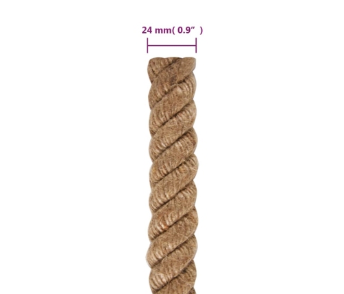 Džiuto Virvė, 25 M Ilgio, 24 Mm Storio