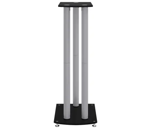 Skaļruņu Statīvi, 2 Gab., Rūdīts Stikls, 3 Balsti Vidaxl