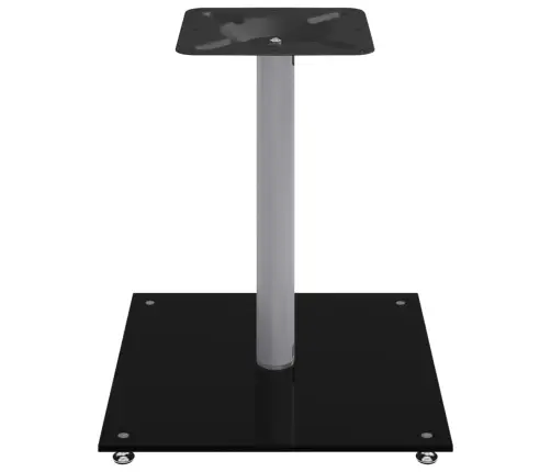 Kõlarialused 2 Tk, Must/Hõbedane, Klaas, 1 Sambaga Disain