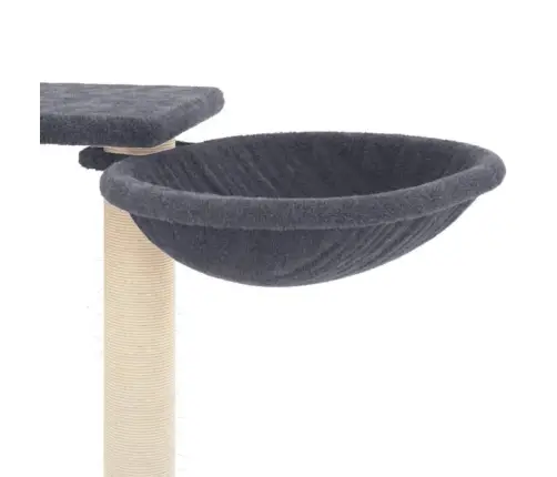 Kassimaja Kraapimispostidega, Tumehall, 82 Cm