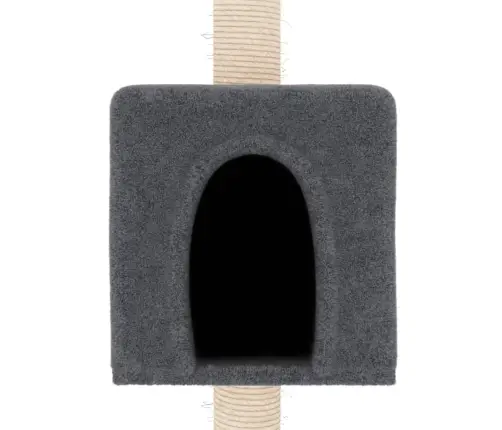 Kassimaja Sisalköitega Kraapimispuudega, Tumehall, 180 Cm