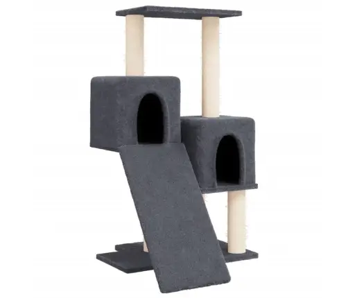 Kassimaja Sisalköitega Kraapimispuudega, Tumehall, 82 Cm