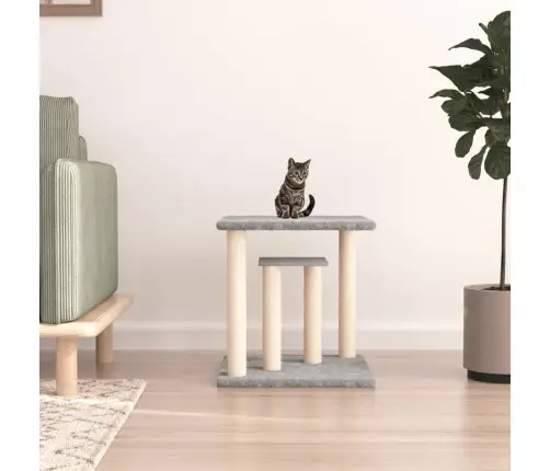 Nagu Asināšanas Stabi Ar Platformām, Gaiši Pelēks, 50 Cm Vidaxl