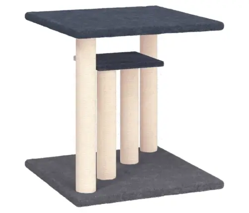 Nagu Asināšanas Stabi Ar Platformām, Tumši Pelēki, 50 Cm Vidaxl