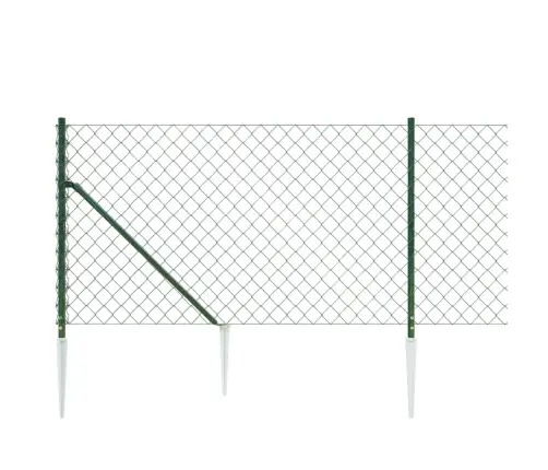 Võrkaed Vaiadega, Roheline, 1,1 X 25 M