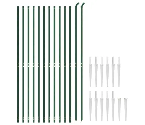 Võrkaed Vaiadega, Roheline, 1,8 X 25 M