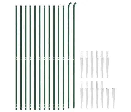 Võrkaed Vaiadega, Roheline, 2,2 X 25 M