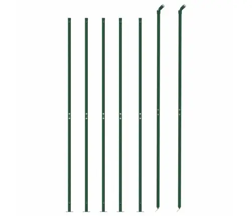 Stiepļu Žogs Ar Atloku, 1,8X10 M, Zaļš Vidaxl