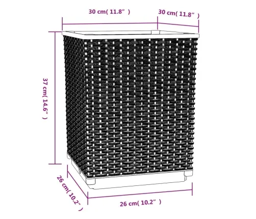 Puķu Kastes, 2 Gab., Gaiši Pelēkas, 30X30X37 Cm, Polipropilēns Vidaxl