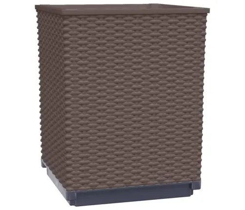 Taimekastid 2 Tk, Pruun, 30 X 30 X 37 cm Polüpropüleen