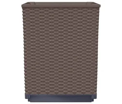 Taimekastid 2 Tk, Pruun, 30 X 30 X 37 cm Polüpropüleen
