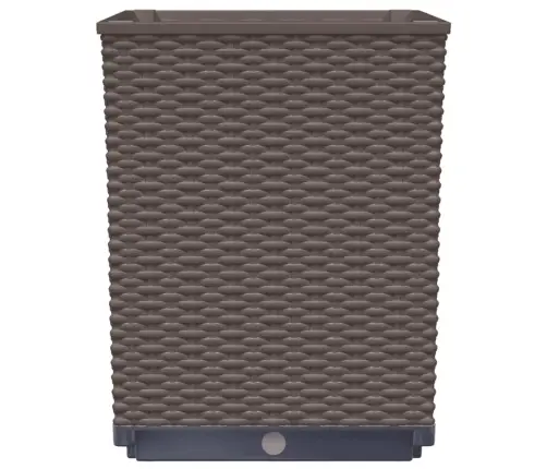 Taimekastid 2 Tk, Pruun, 30 X 30 X 37 cm Polüpropüleen