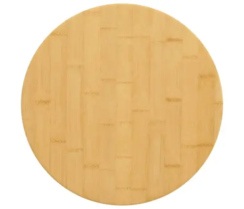 Galda Virsma, Ø50X1,5 Cm, Bambuss Vidaxl