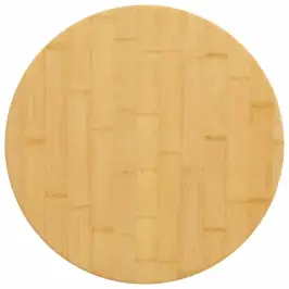 Galda Virsma, Ø50X4 Cm, Bambuss Vidaxl