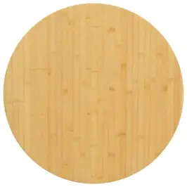 Lauaplaat Ø70X4 Cm Bambusest