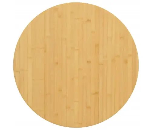 Galda Virsma, Ø80X4 Cm, Bambuss Vidaxl
