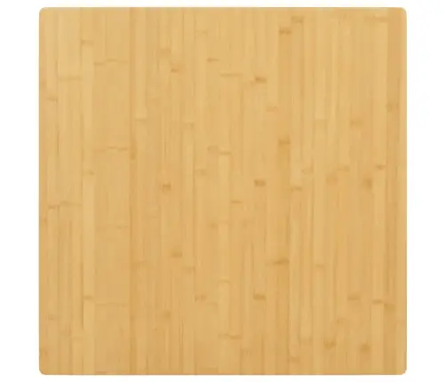 Galda Virsma, 90X90X2,5 Cm, Bambuss Vidaxl