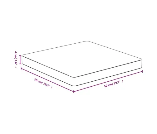 Lauaplaat, 50X50X4 cm Bambus