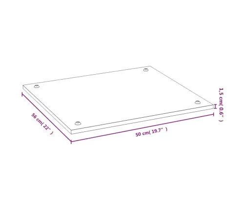 Viryklės Dangtis, 50X56X1,5cm Bambukas