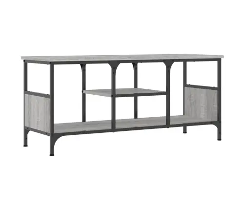 Tv Skapītis, 100X35X45 Cm, Inženierijas Koks, Dzelzs, Pelēks Vidaxl