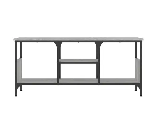 Tv Skapītis, 100X35X45 Cm, Inženierijas Koks, Dzelzs, Pelēks Vidaxl