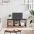 Tv Skapītis, 100X35X45 Cm, Inženierijas Koks, Dzelzs, Brūns Vidaxl