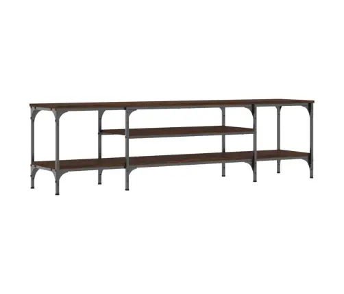 Telerikapp, Pruun Tamm, 161 X 35 X 45 cm Tehispuit Ja Raud