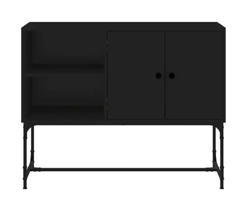 Kumode, Melna, 100X40X79,5 Cm, Inženierijas Koks Vidaxl