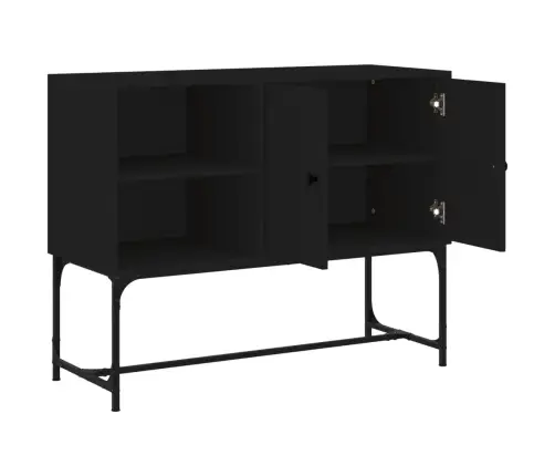Kumode, Melna, 100X40X79,5 Cm, Inženierijas Koks Vidaxl