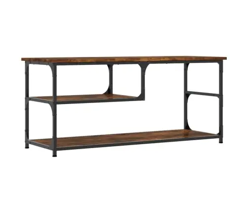 Tv Spintelė, Dūminio Ąžuolo, 103X38X46,5cm Mediena/Plienas