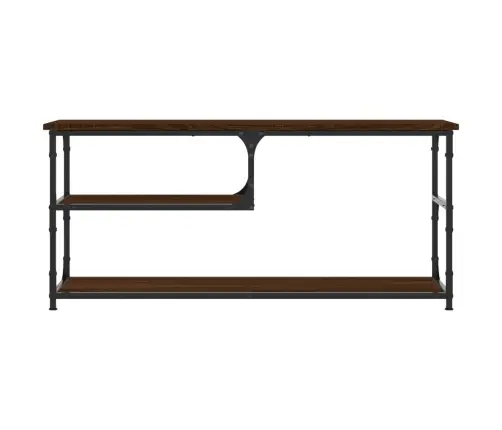 Tv Galdiņš, 103X38X46,5 Cm, Inženierijas Koks, Tērauds, Brūns Vidaxl