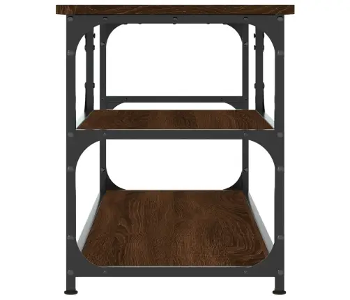 Tv Galdiņš, 103X38X46,5 Cm, Inženierijas Koks, Tērauds, Brūns Vidaxl