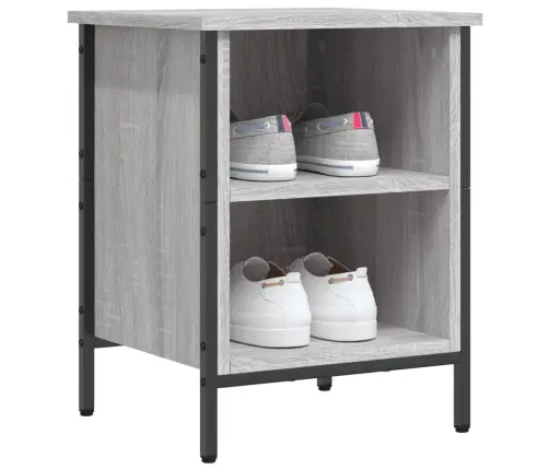 Apavu Skapītis, 38X35X50 Cm, Inženierijas Koks, Pelēks Ozols Vidaxl