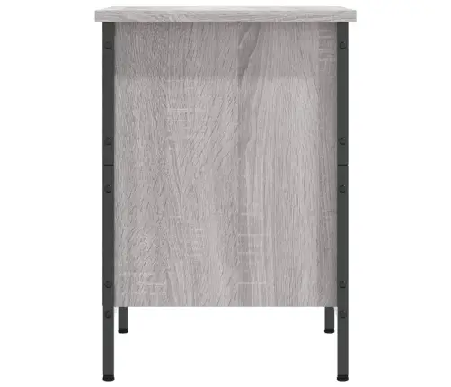 Apavu Skapītis, 38X35X50 Cm, Inženierijas Koks, Pelēks Ozols Vidaxl