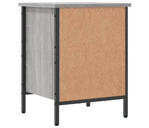 Apavu Skapītis, 38X35X50 Cm, Inženierijas Koks, Pelēks Ozols Vidaxl