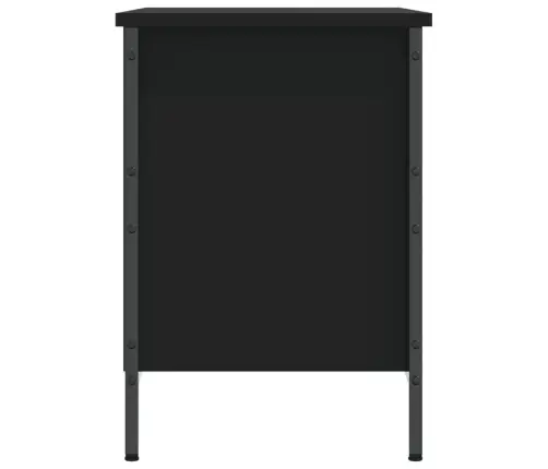 Jalatsikapp, Must, 69 X 35 X 50cm Tehispuit