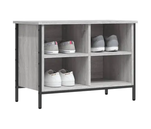 Apavu Skapītis, 69X35X50 Cm, Inženierijas Koks, Pelēka Ozola Vidaxl