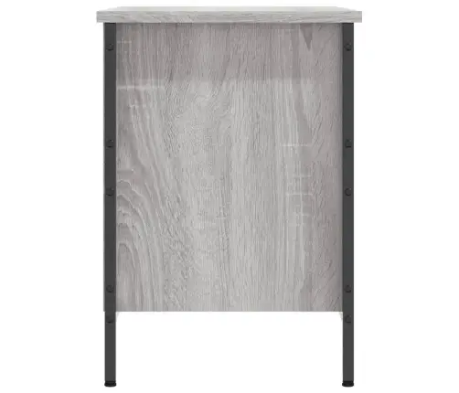 Apavu Skapītis, 69X35X50 Cm, Inženierijas Koks, Pelēka Ozola Vidaxl