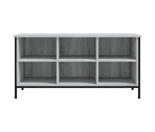 Apavu Plaukts, Pelēka Ozola, 100X35X45 Cm, Inženierijas Koks Vidaxl