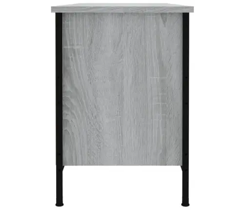 Apavu Plaukts, Pelēka Ozola, 100X35X45 Cm, Inženierijas Koks Vidaxl