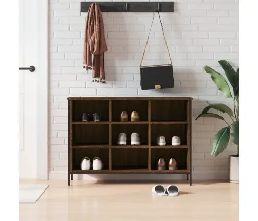 Jalatsikapp, Pruun Tamm, 100 X 35 X 70 cm Tehispuit