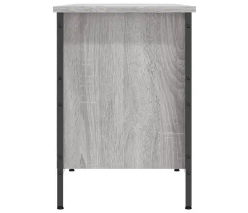 Spintelė Batams, Pilka Ąžuolo, 131X35X50cm Apdirbta Mediena