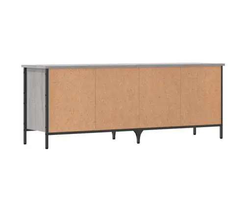 Spintelė Batams, Pilka Ąžuolo, 131X35X50cm Apdirbta Mediena