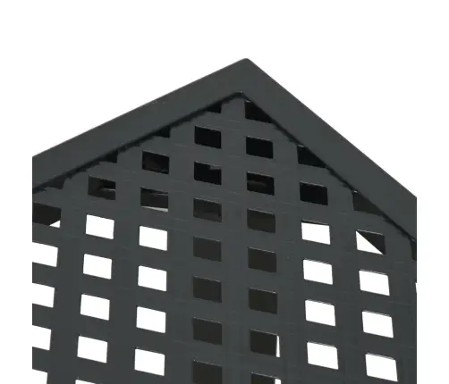 Dārza Galds, Antracītpelēks, 80X80X72 Cm, Tērauds Vidaxl