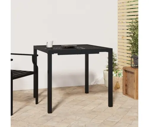 Dārza Galds, Antracītpelēks, 80X80X72 Cm, Tērauds Vidaxl